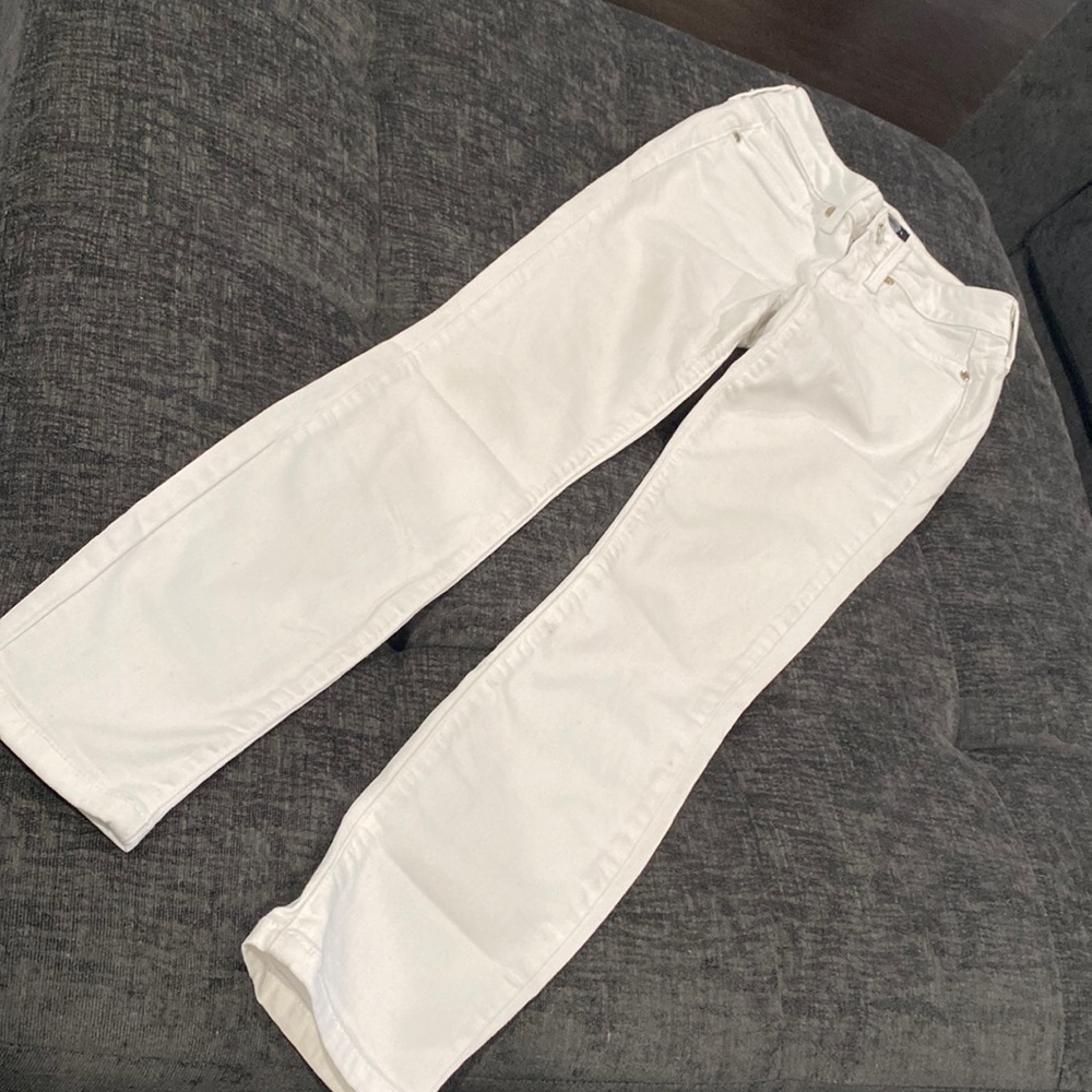 Bebe white jeans